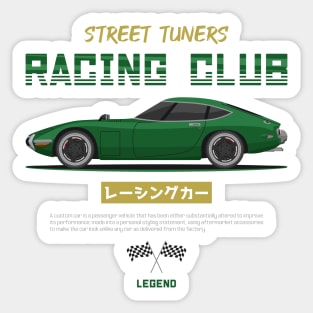 Tuner Green 2000 GT JDM Sticker